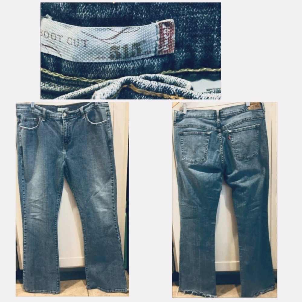 - Levi's 515 Bootcut Jeans Sz.14 Medium wash Vintage